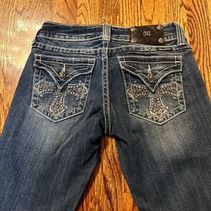Original Miss me jeans . Very good condition wore  on dark blue distress size 28